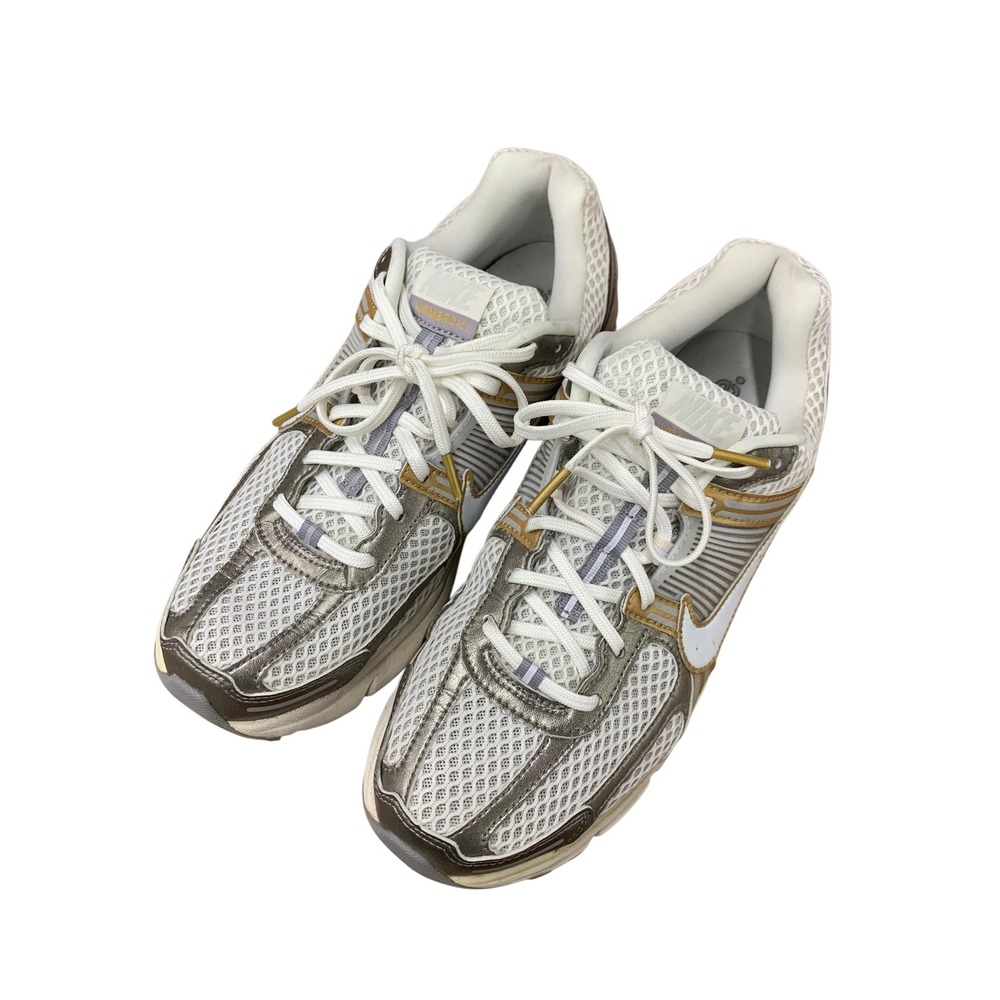 Nike Air Zoom Vomero 5 Running Sneakers Platinum Tinit Metallic Gold Men's 11.5
